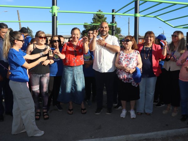 Inauguran Plaza de Calistenia en Valles de Casa Blanca