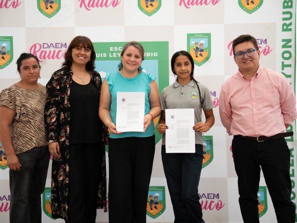 Escuela de Rauco se convertirá en liceo en 2026