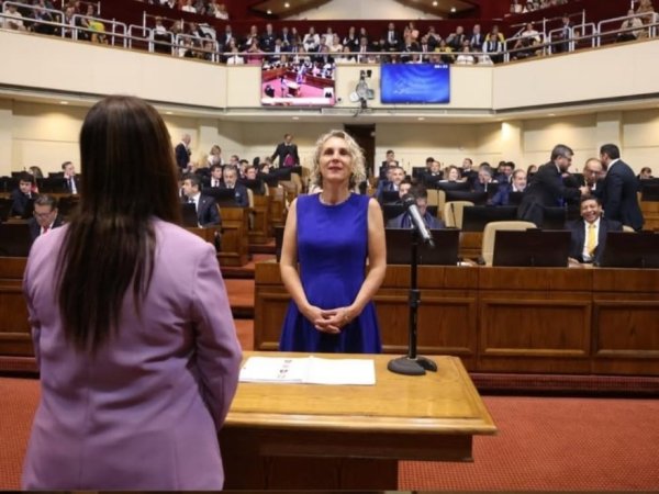 Priscilla Castillo asume como diputada