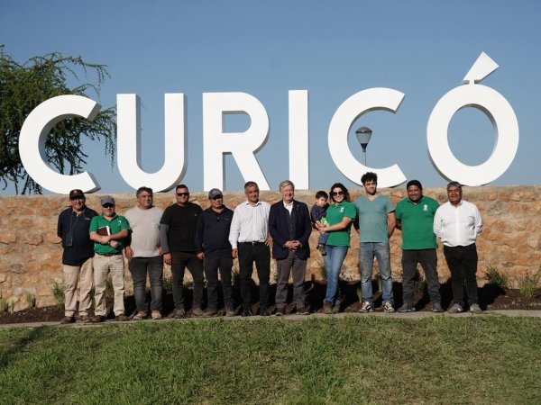 Instalan letras de Curicó en mirador del cerro Condell