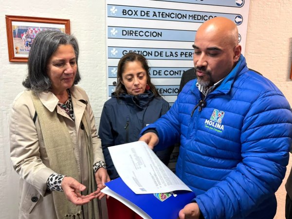 Alcalde de Molina presenta millonaria cartera de proyectos en salud
