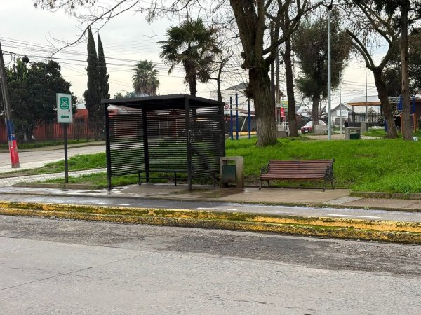Municipio recupera paradero en Lontué