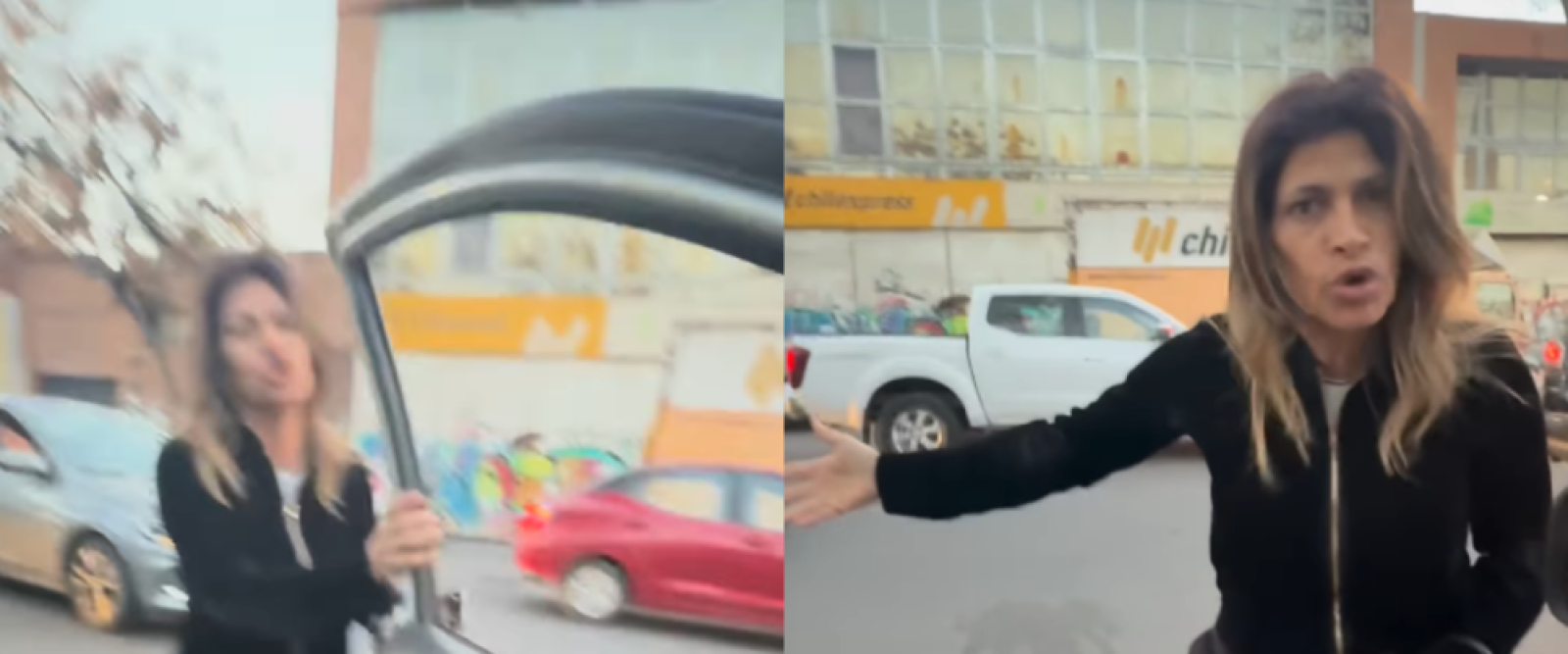 Conductor choca en reversa y termina enfrentando insólita reacción de mujer: “Pásame los documentos”